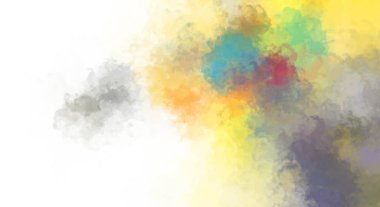 Taranmış Boyalı Soyut Arkaplan. Fırça darbesi ile boyanmış. Sanatsal canlılık ve renkli duvar kağıdı