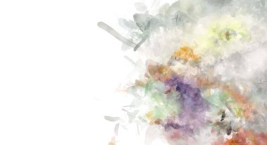 Taranmış Boyalı Soyut Arkaplan. Fırça darbesi ile boyanmış. Sanatsal canlılık ve renkli duvar kağıdı