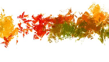 Taranmış Boyalı Soyut Arkaplan. Fırça darbesi ile boyanmış. Sanatsal canlılık ve renkli duvar kağıdı