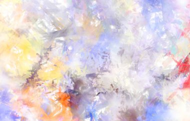 Taranmış Boyalı Soyut Arkaplan. Fırça darbesi ile boyanmış. Sanatsal canlılık ve renkli duvar kağıdı