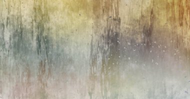 Taranmış Boyalı Soyut Arkaplan. Fırça darbesi ile boyanmış. Sanatsal canlılık ve renkli duvar kağıdı