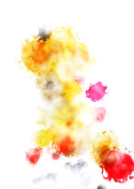 Taranmış Boyalı Soyut Arkaplan. Fırça darbesi ile boyanmış. Sanatsal canlılık ve renkli duvar kağıdı