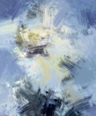 Taranmış Boyalı Soyut Arkaplan. Fırça darbesi ile boyanmış. Sanatsal canlılık ve renkli duvar kağıdı