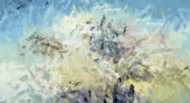 Taranmış Boyalı Soyut Arkaplan. Fırça darbesi ile boyanmış. Sanatsal canlılık ve renkli duvar kağıdı