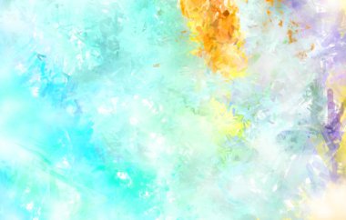 Taranmış Boyalı Soyut Arkaplan. Fırça darbesi ile boyanmış. Sanatsal canlılık ve renkli duvar kağıdı