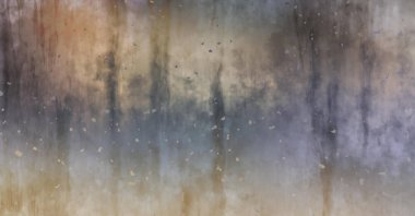 Taranmış Boyalı Soyut Arkaplan. Fırça darbesi ile boyanmış. Sanatsal canlılık ve renkli duvar kağıdı