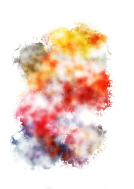 Taranmış Boyalı Soyut Arkaplan. Fırça darbesi ile boyanmış. Sanatsal canlılık ve renkli duvar kağıdı