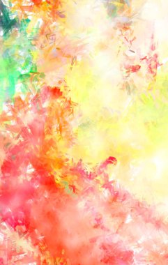 Taranmış Boyalı Soyut Arkaplan. Fırça darbesi ile boyanmış. Sanatsal canlılık ve renkli duvar kağıdı