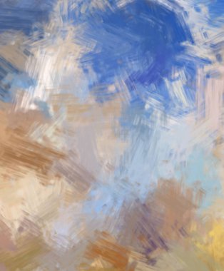 Taranmış Boyalı Soyut Arkaplan. Fırça darbesi ile boyanmış. Sanatsal canlılık ve renkli duvar kağıdı