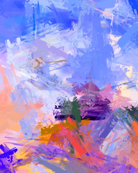 Taranmış Boyalı Soyut Arkaplan. Fırça darbesi ile boyanmış. Sanatsal canlılık ve renkli duvar kağıdı