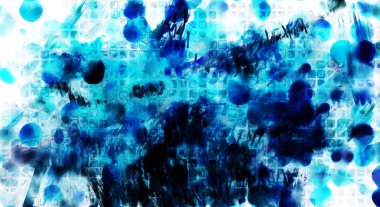 Modern sanat. Renkli çağdaş sanat eserleri. Renkli boya darbeleri. Soyut arkaplanda fırça darbeleri. fırça boyası.