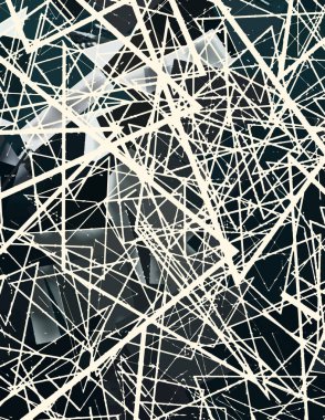 Modern sanat. Renkli çağdaş sanat eserleri. Renkli boya darbeleri. Soyut arkaplanda fırça darbeleri. fırça boyası.