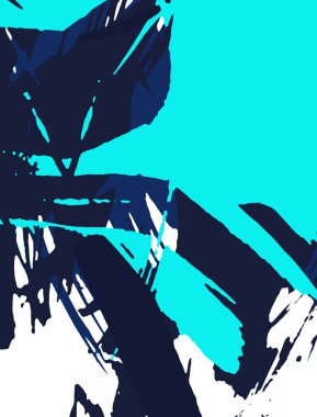 Soyut renk boyama arka plan. Mürekkep desen illüstrasyon. Çağdaş ve modern doku. Yaratıcı ve sanatsal duvar kağıdı. Fırçalanmış şekiller tasarımı ile sanatsal duvar. Kentsel Grunge.