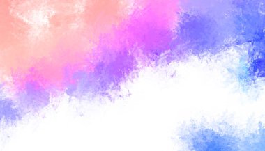 Taranmış Boyalı Soyut Arkaplan. Fırça darbesi ile boyanmış. Sanatsal canlılık ve renkli duvar kağıdı.