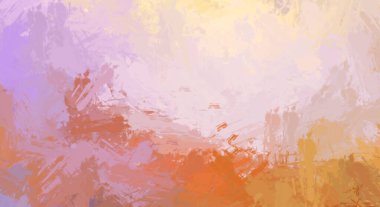 Taranmış Boyalı Soyut Arkaplan. Fırça darbesi ile boyanmış. Sanatsal canlılık ve renkli duvar kağıdı
