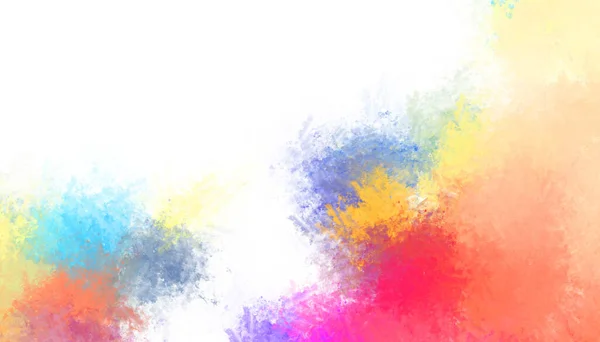 Brushed Painted Abstract Background Brush Stroked Painting Artistic Vibrant Colorful — Stock Photo, Image