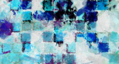 Modern sanat. Renkli çağdaş sanat eserleri. Renkli boya darbeleri. Soyut arkaplanda fırça darbeleri. fırça boyası.