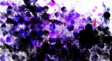 Modern sanat. Renkli çağdaş sanat eserleri. Renkli boya darbeleri. Soyut arkaplanda fırça darbeleri. fırça boyası.