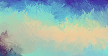 Taranmış Boyalı Soyut Arkaplan. Fırça darbesi ile boyanmış. Sanatsal canlılık ve renkli duvar kağıdı.