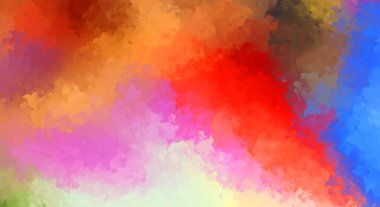 Taranmış Boyalı Soyut Arkaplan. Fırça darbesi ile boyanmış. Sanatsal canlılık ve renkli duvar kağıdı.