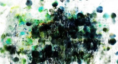 Modern sanat. Renkli çağdaş sanat eserleri. Renkli boya darbeleri. Soyut arkaplanda fırça darbeleri. fırça boyası.