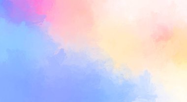 Taranmış Boyalı Soyut Arkaplan. Fırça darbesi ile boyanmış. Sanatsal canlılık ve renkli duvar kağıdı.