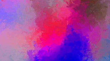 Taranmış Boyalı Soyut Arkaplan. Fırça darbesi ile boyanmış. Sanatsal canlılık ve renkli duvar kağıdı.