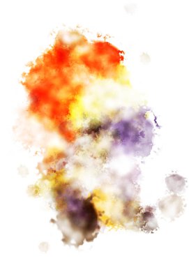 Taranmış Boyalı Soyut Arkaplan. Fırça darbesi ile boyanmış. Sanatsal canlılık ve renkli duvar kağıdı