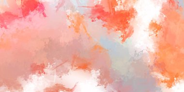 Taranmış Boyalı Soyut Arkaplan. Fırça darbesi ile boyanmış. Sanatsal canlılık ve renkli duvar kağıdı.