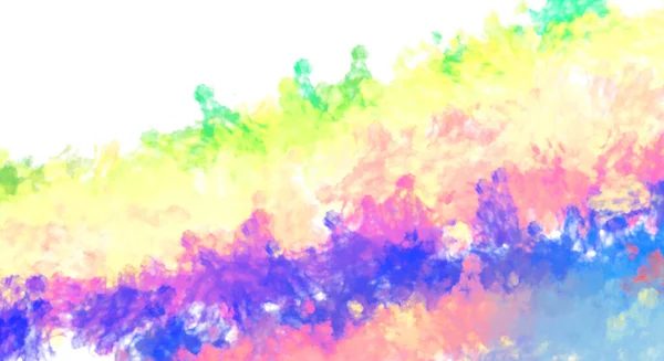 Brushed Painted Abstract Background Brush Stroked Painting Artistic Vibrant Colorful — Stock Photo, Image