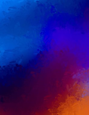 Taranmış Boyalı Soyut Arkaplan. Fırça darbesi ile boyanmış. Sanatsal canlılık ve renkli duvar kağıdı.