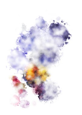 Taranmış Boyalı Soyut Arkaplan. Fırça darbesi ile boyanmış. Sanatsal canlılık ve renkli duvar kağıdı