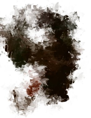 Taranmış Boyalı Soyut Arkaplan. Fırça darbesi ile boyanmış. Sanatsal canlılık ve renkli duvar kağıdı.