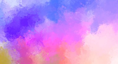 Taranmış Boyalı Soyut Arkaplan. Fırça darbesi ile boyanmış. Sanatsal canlılık ve renkli duvar kağıdı.