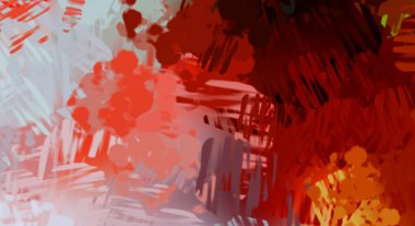 Taranmış Boyalı Soyut Arkaplan. Fırça darbesi ile boyanmış. Sanatsal canlılık ve renkli duvar kağıdı.