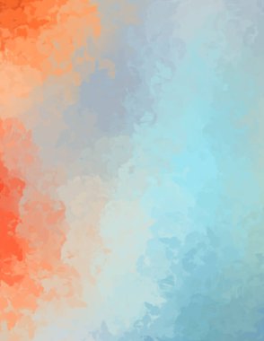 Taranmış Boyalı Soyut Arkaplan. Fırça darbesi ile boyanmış. Sanatsal canlılık ve renkli duvar kağıdı