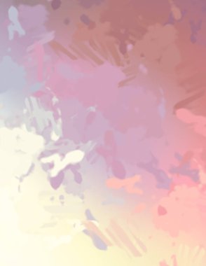 Taranmış Boyalı Soyut Arkaplan. Fırça darbesi ile boyanmış. Sanatsal canlılık ve renkli duvar kağıdı.