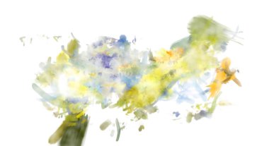 Taranmış Boyalı Soyut Arkaplan. Fırça darbesi ile boyanmış. Sanatsal canlılık ve renkli duvar kağıdı