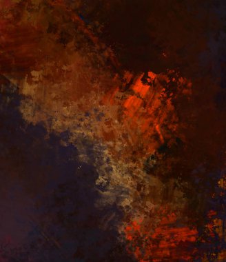 Taranmış Boyalı Soyut Arkaplan. Fırça darbesi ile boyanmış. Sanatsal canlılık ve renkli duvar kağıdı.