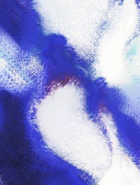 Modern sanat. Renkli çağdaş sanat eserleri. Renkli boya darbeleri. Soyut arkaplanda fırça darbeleri. fırça boyası.