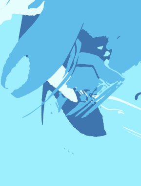 Soyut renk boyama arka plan. Mürekkep desen illüstrasyon. Çağdaş ve modern doku. Yaratıcı ve sanatsal duvar kağıdı. Fırçalanmış şekiller tasarımı ile sanatsal duvar. Kentsel Grunge.