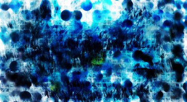 Modern sanat. Renkli çağdaş sanat eserleri. Renkli boya darbeleri. Soyut arkaplanda fırça darbeleri. fırça boyası.