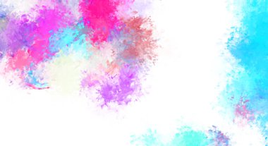 Taranmış Boyalı Soyut Arkaplan. Fırça darbesi ile boyanmış. Sanatsal canlılık ve renkli duvar kağıdı.