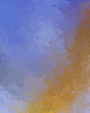 Taranmış Boyalı Soyut Arkaplan. Fırça darbesi ile boyanmış. Sanatsal canlılık ve renkli duvar kağıdı