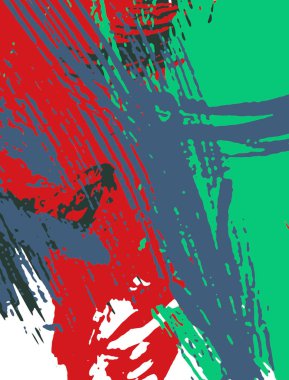 Soyut renk boyama arka plan. Mürekkep desen illüstrasyon. Çağdaş ve modern doku. Yaratıcı ve sanatsal duvar kağıdı. Fırçalanmış şekiller tasarımı ile sanatsal duvar. Kentsel Grunge.