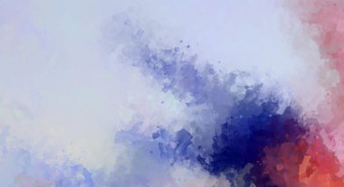 Taranmış Boyalı Soyut Arkaplan. Fırça darbesi ile boyanmış. Sanatsal canlılık ve renkli duvar kağıdı.