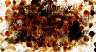 Modern sanat. Renkli çağdaş sanat eserleri. Renkli boya darbeleri. Soyut arkaplanda fırça darbeleri. fırça boyası.