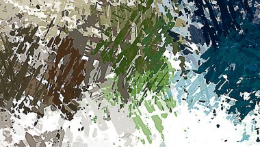 Taranmış Boyalı Soyut Arkaplan. Fırça darbesi ile boyanmış. Sanatsal canlılık ve renkli duvar kağıdı