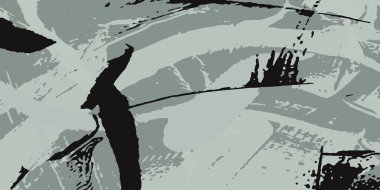 Soyut renk boyama arka plan. Mürekkep desen illüstrasyon. Çağdaş ve modern doku. Yaratıcı ve sanatsal duvar kağıdı. Fırçalanmış şekiller tasarımı ile sanatsal duvar. Kentsel Grunge.