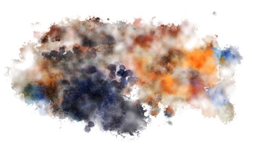 Taranmış Boyalı Soyut Arkaplan. Fırça darbesi ile boyanmış. Sanatsal canlılık ve renkli duvar kağıdı